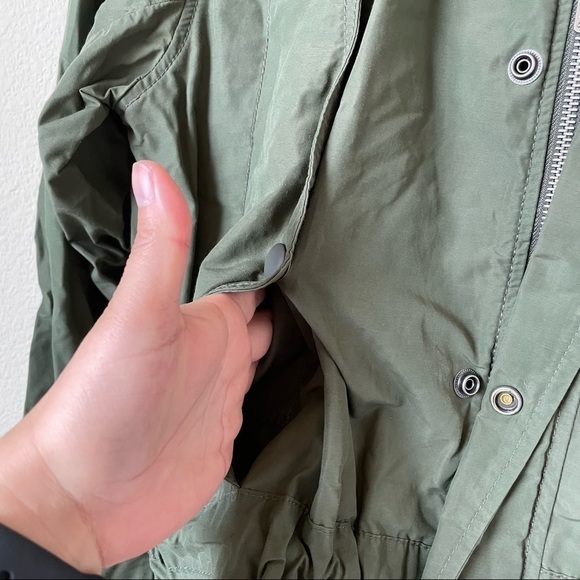 Gap Hunter Green Hooded jacket with Pockets Gap Small - Picture 4 of 5